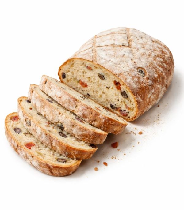 ARTISAN OLIVE SUNDRIED TOMATO  CIABATTA BREAD