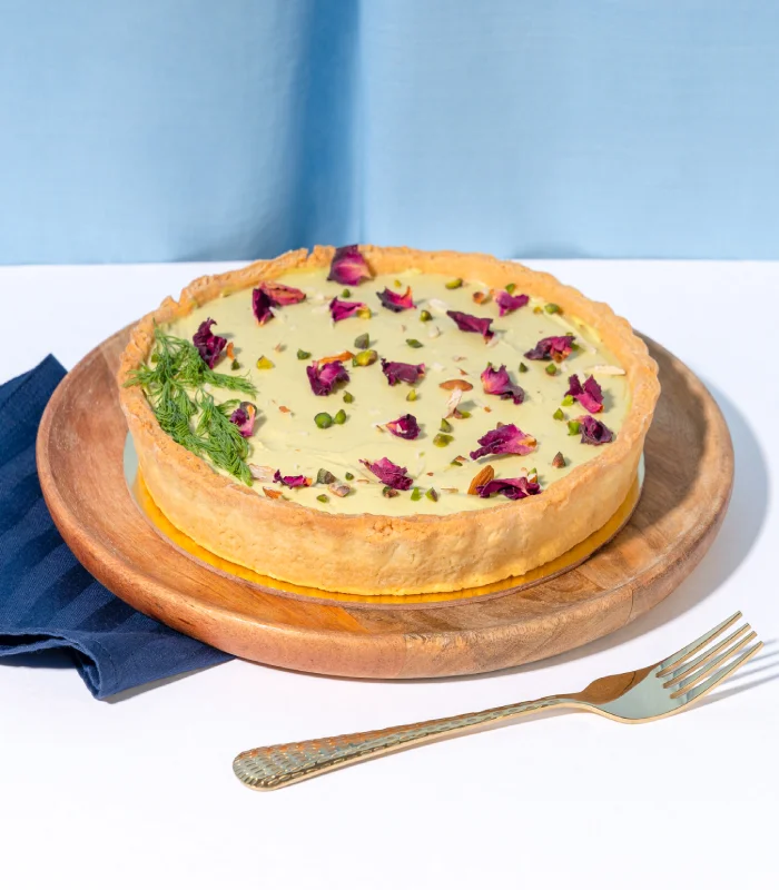GOURMESTAN PISTACHIO BAKED CHEESECAKE
