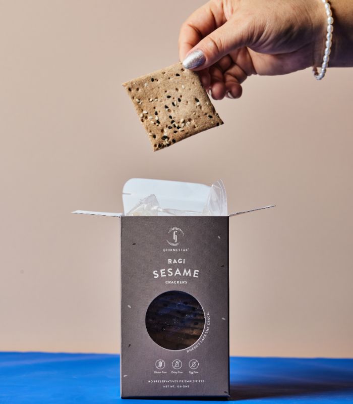 GOURMESTAN RAGI SESAME CRACKER