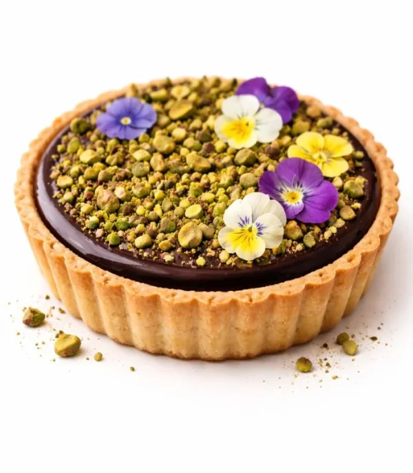 PISTACHIO NOIR TART